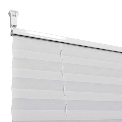 Plisségardin rullegardin 110x200cm hvid