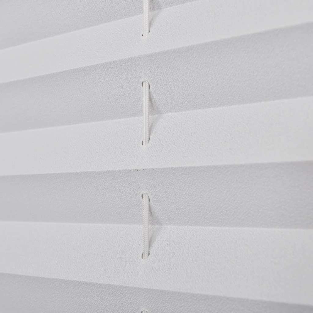 Plisségardin rullegardin 110x200cm hvid