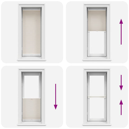 Plissee Faltrollo Rollo Plisseerollo 40x100cm Creme