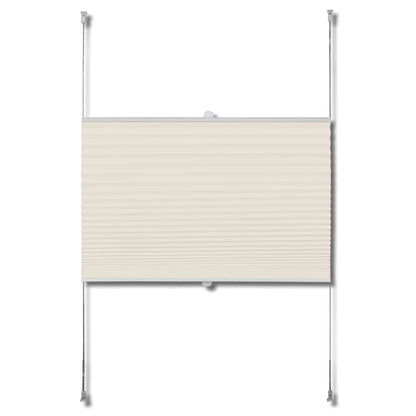 Plissee Faltrollo Rollo Plisseerollo 40x125cm Creme