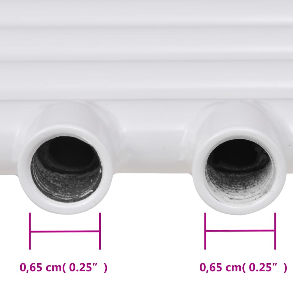 Handtuchheizkörper Warmwasser Gerade 600x1160 mm