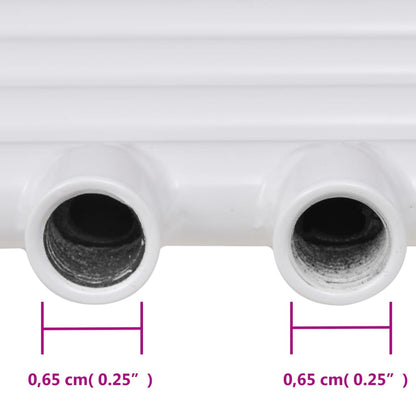 Handtuchheizkörper Warmwasser Gerade 600x1160 mm