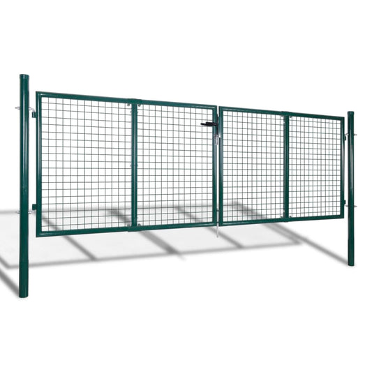 Gartengitter Tor Zaun Tür Wandgitter 306x75 cm