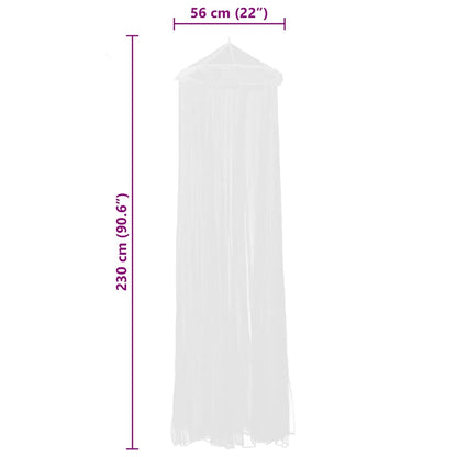 Moskitonetz 2 Stk. Rund 56x325x230 cm