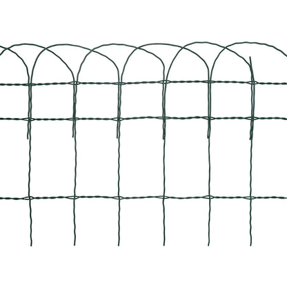 Beetzaun Pulverbeschichtetes Eisen 25×0,4 m