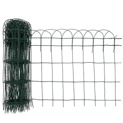 Beetzaun Pulverbeschichtetes Eisen 10×0,65 m