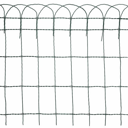 Beetzaun Pulverbeschichtetes Eisen 10×0,65 m