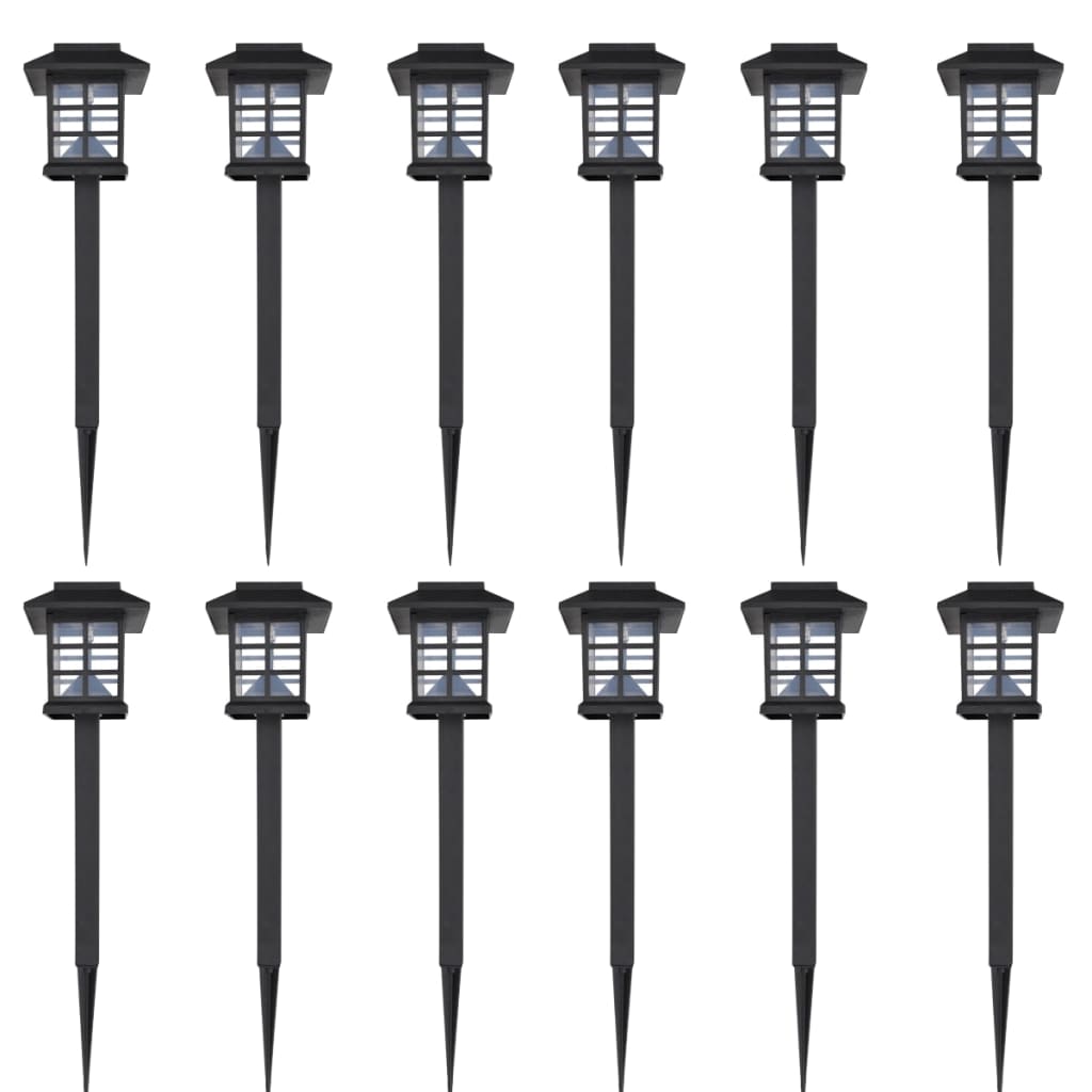 Solarleuchte LED-Licht Set für den Außenbereich 12 Stück