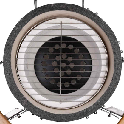 Kamado Barbecue Grill Räucherofen Keramik 44 cm