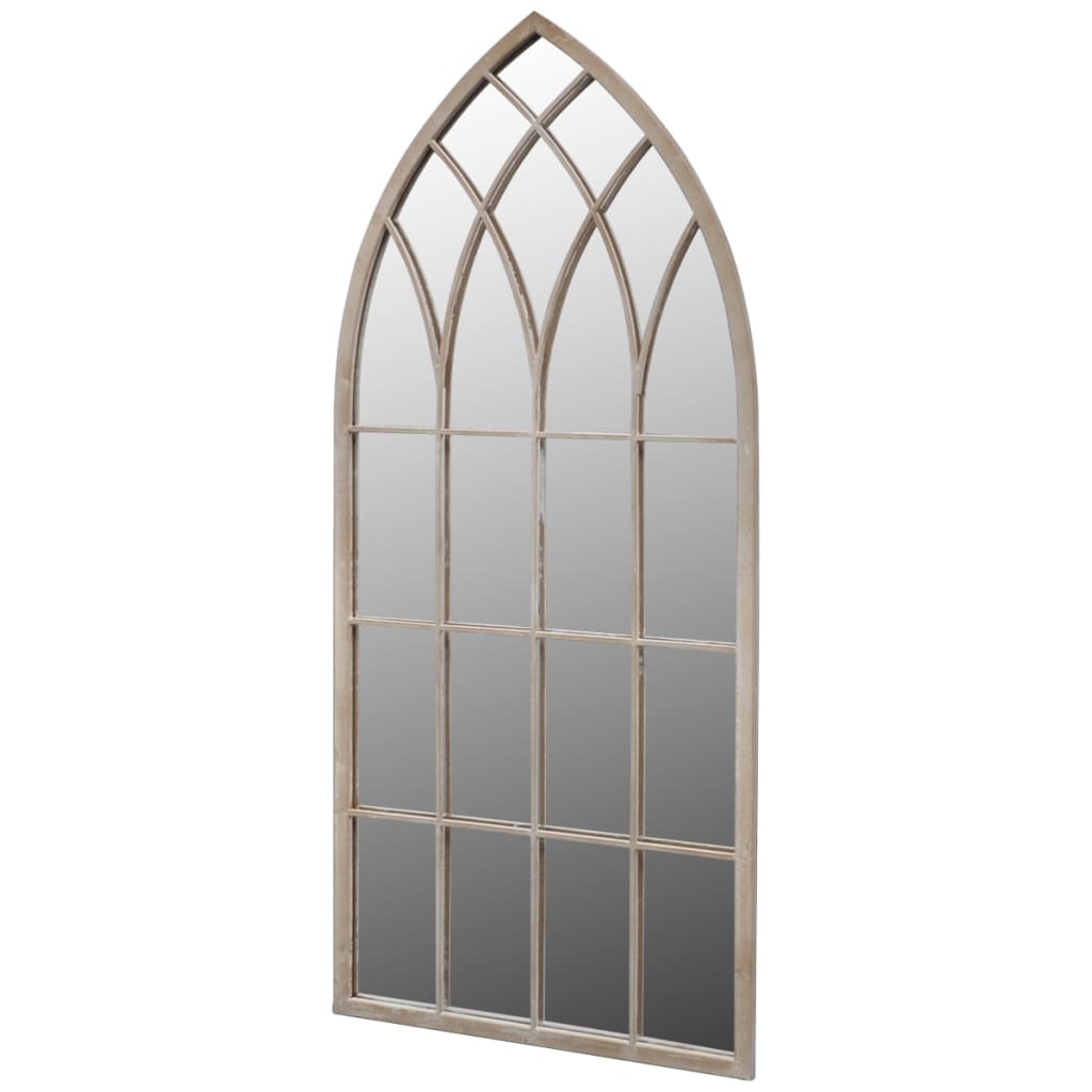 Rustikaler Gartenspiegel Bogen 50×115 cm für Indoor und Outdoor