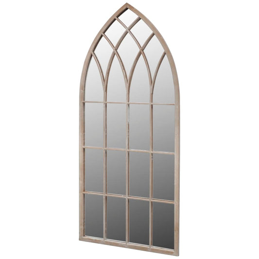 Rustikaler Gartenspiegel Bogen 50×115 cm für Indoor und Outdoor