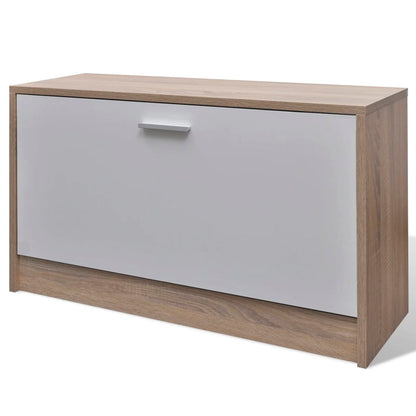 Garderoben Flur 3-in-1 Schuhschrank Schuhkipper Spiegel