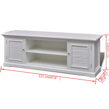 TV-Schrank Weiß Holz