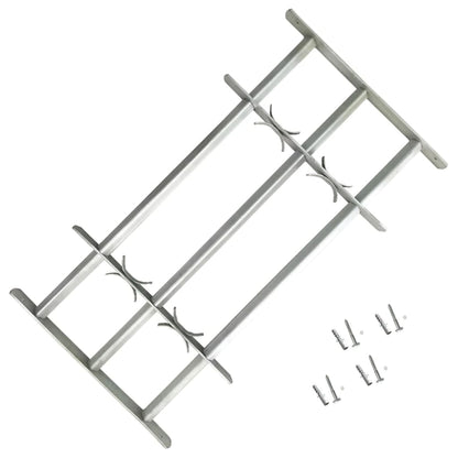 Fenstergitter Verstellbar mit 3 Querstäben 700-1050 mm