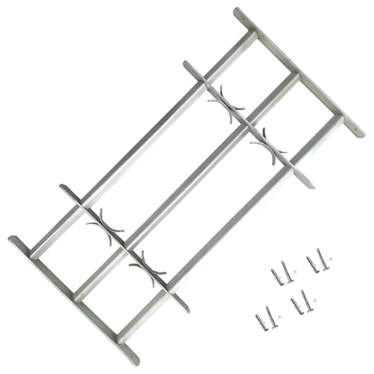 Fenstergitter Verstellbar mit 3 Querstäben 700-1050 mm