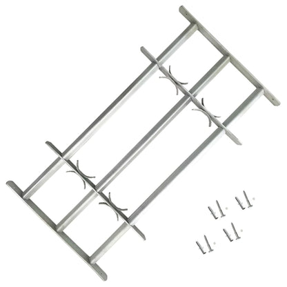 Fenstergitter Verstellbar mit 3 Querstäben 1000-1500 mm