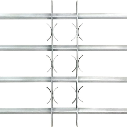 Fenstergitter Verstellbar mit 4 Querstäben 700-1050 mm