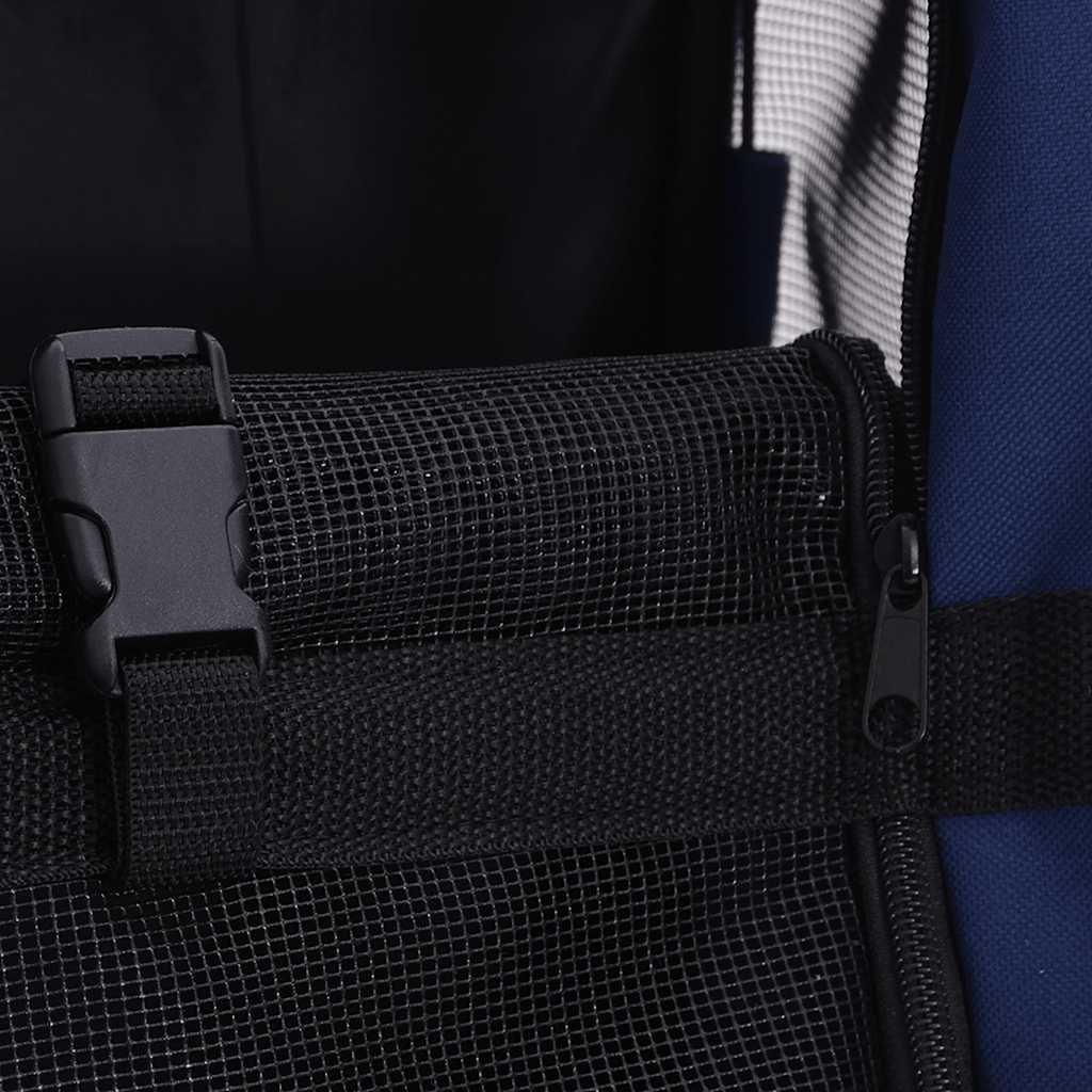 Trolley für Haustiere 3-in-1 Faltbar Blau