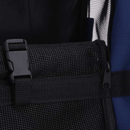 Trolley für Haustiere 3-in-1 Faltbar Blau