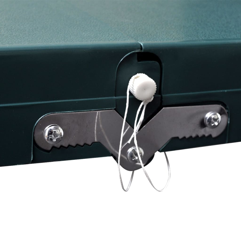 Campingtisch mit 4 Hockern Klappbar Aluminium Extra Leicht Grün
