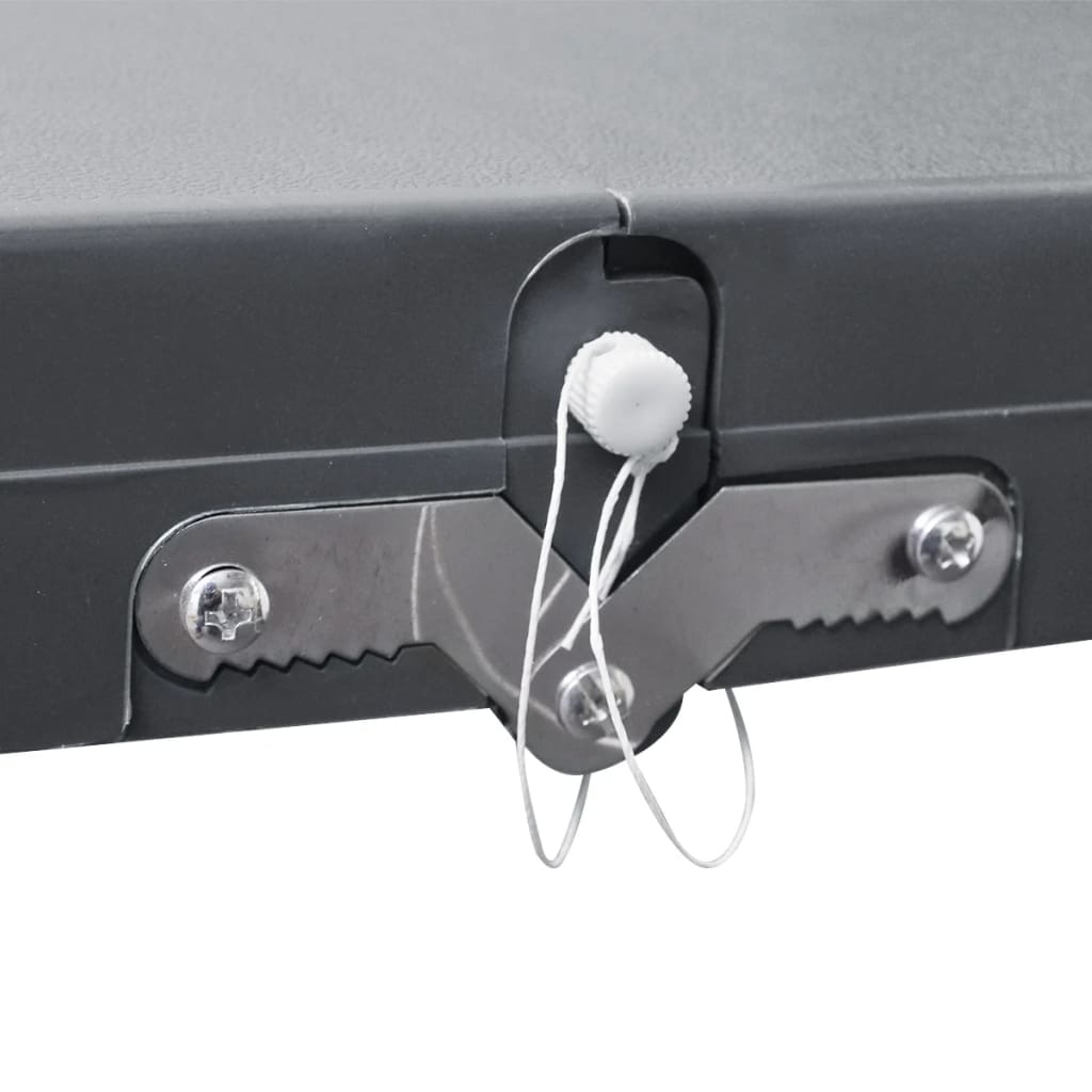 Campingtisch mit 4 Hockern Klappbar Aluminium Extra Leicht Grau
