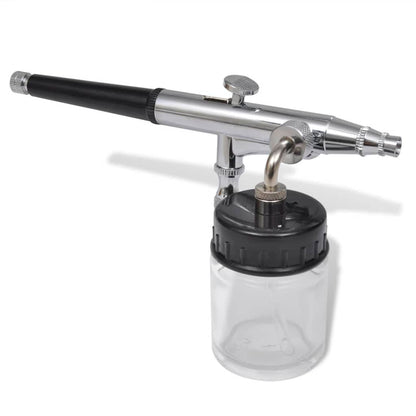 Airbrush-Set mit Glasbehälter 0,2 / 0,3 / 0,5 mm Düsen