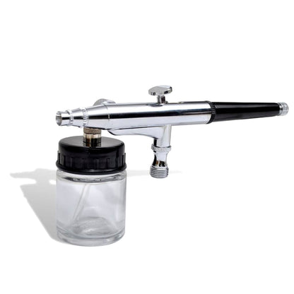 Airbrush-Set mit Glasbehälter 0,2 / 0,3 / 0,5 mm Düsen