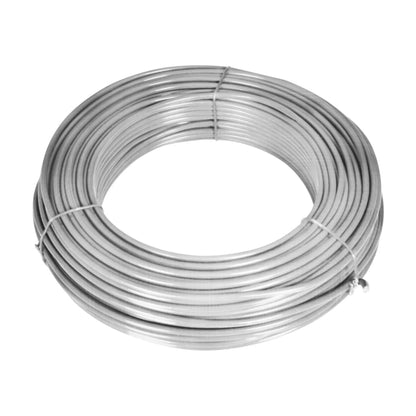 Trådnet hegn med stolper galvaniseret stål 25x0,8 m sølv