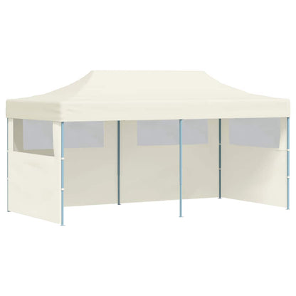 Pop-Up-Partyzelt Faltbar Creme 3×6 m
