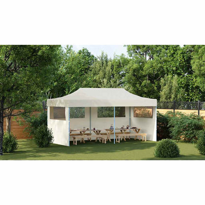 Pop-Up-Partyzelt Faltbar Creme 3×6 m