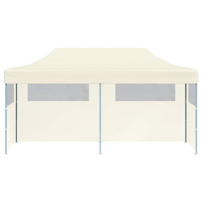 Pop-Up-Partyzelt Faltbar Creme 3×6 m