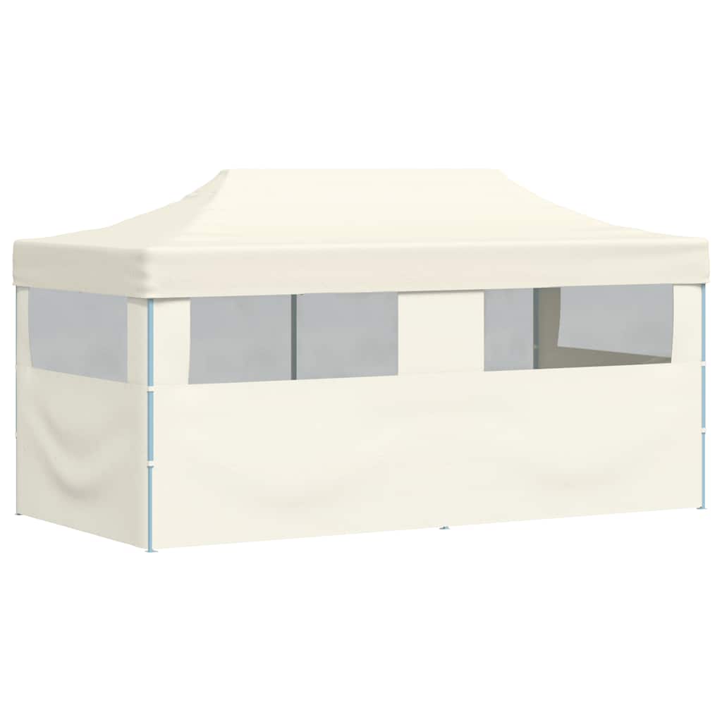 Pop-Up-Partyzelt Faltbar Creme 3×6 m