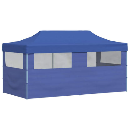 Pop-Up-Partyzelt Faltbar Blau 3×6 m