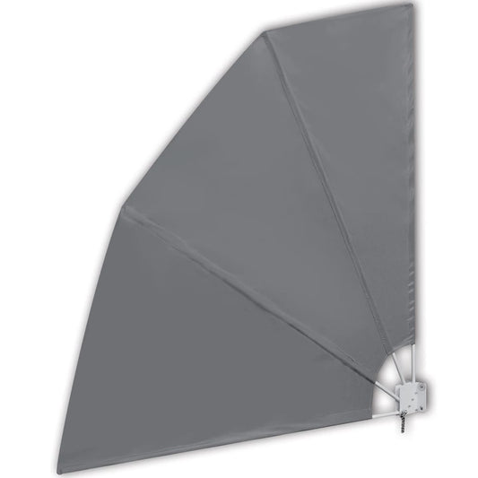 Faltbarer Balkonfächer Grau 210×210 cm
