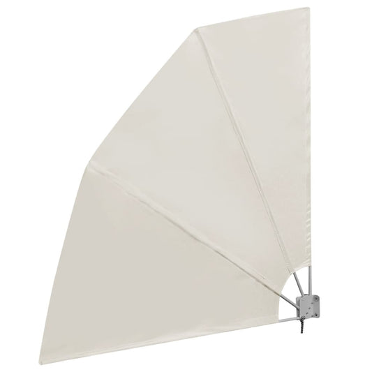 Faltbarer Balkonfächer Creme 210×210 cm