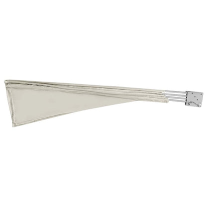 Faltbarer Balkonfächer Creme 210×210 cm