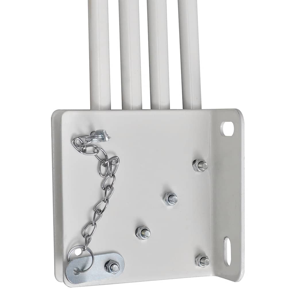 Faltbarer Balkonfächer Creme 210×210 cm