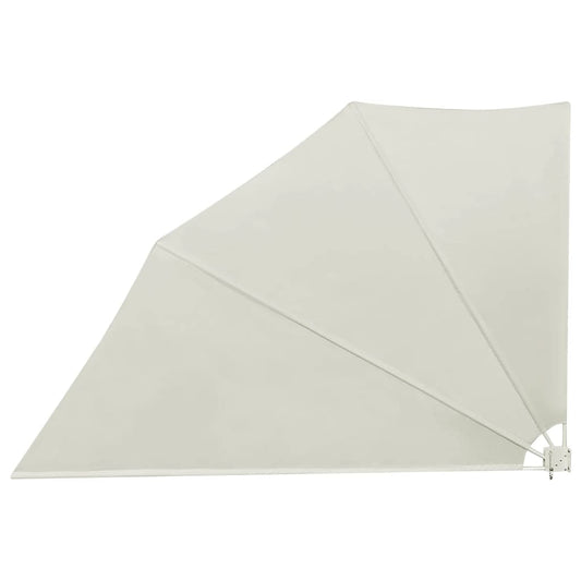Faltbarer Balkonfächer Creme 160×240 cm