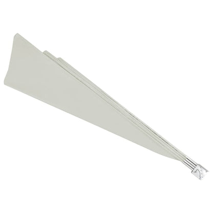 Faltbarer Balkonfächer Creme 140×140 cm