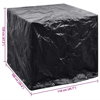 Abdeckung für IBC-Tank 8 Ösen 116x100x120 cm