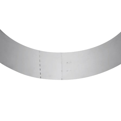 Flexible Rasenkante 10-er Set Verzinkter Stahl 100x14 cm