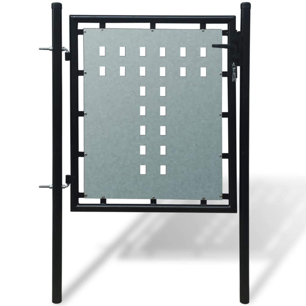 Hegnslåge (Single Gate) Sort 100x125 cm