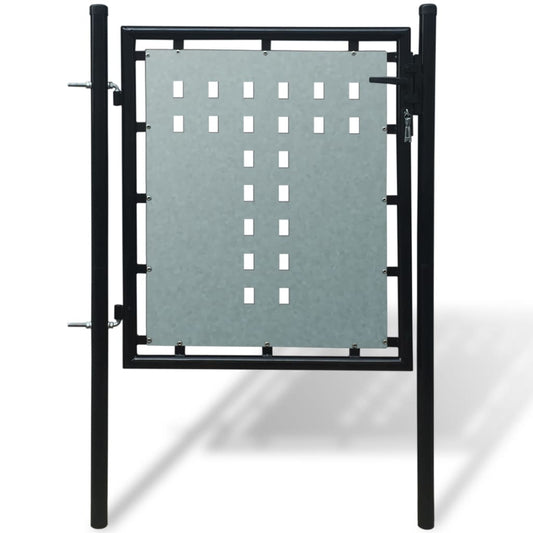 Hegnslåge (Single Gate) Sort 100x125 cm