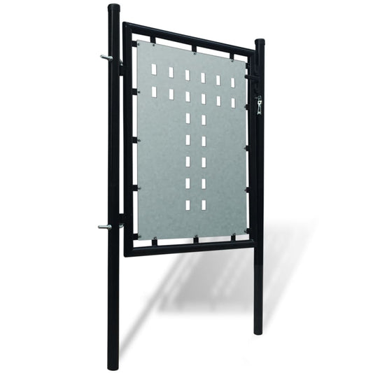 Hegnslåge (Single Gate) Sort 100x125 cm