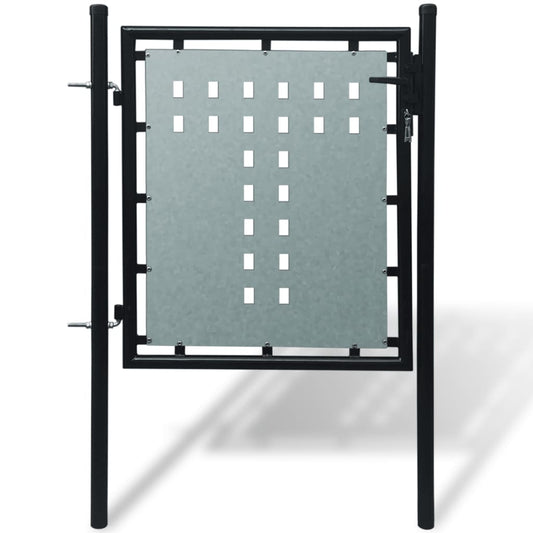 Hegnslåge (Single Gate) Sort 100x150 cm