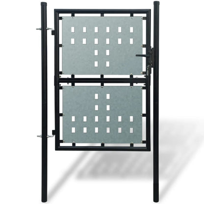 Hegnslåge (Single Gate) Sort 100x200 cm