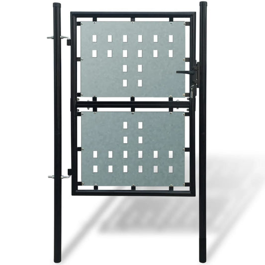 Hegnslåge (Single Gate) Sort 100x200 cm