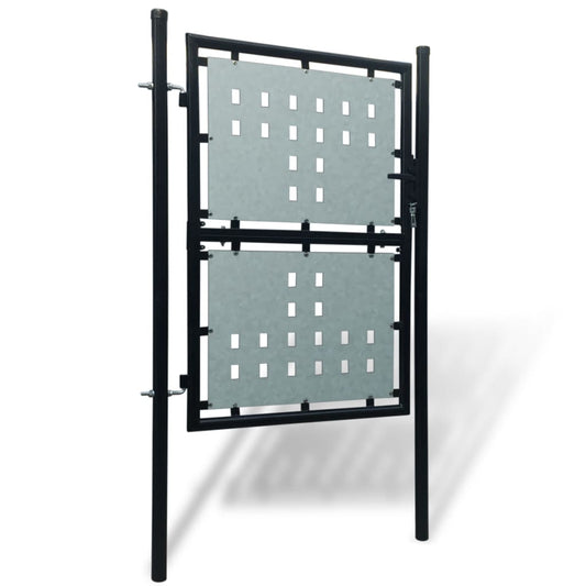 Hegnslåge (Single Gate) Sort 100x200 cm