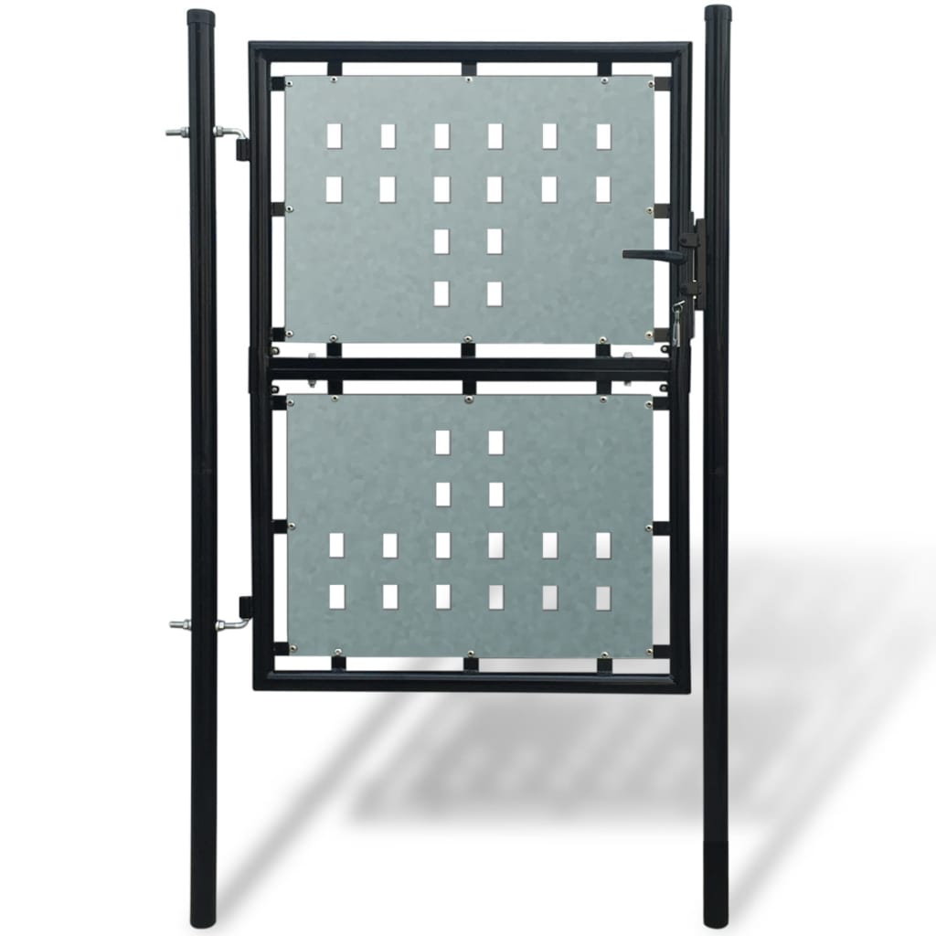 Hegnslåge (Single Gate) Sort 100x250 cm