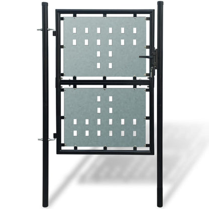 Hegnslåge (Single Gate) Sort 100x250 cm